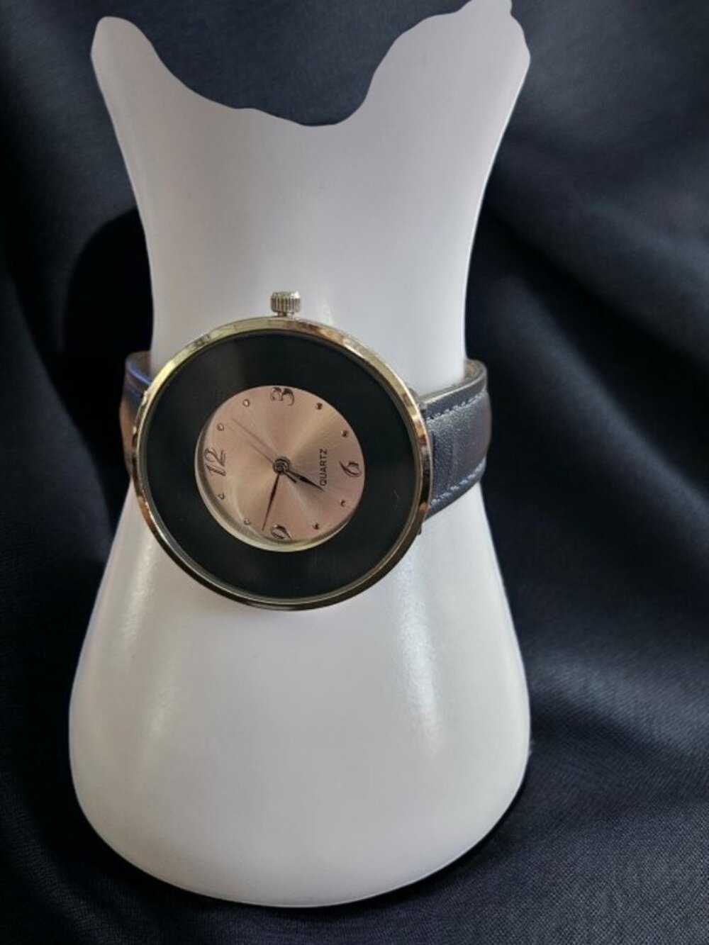 Vintage Avon Blue Strap Blue Face Ladies Quartz Watch